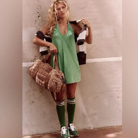 Free People Hot Shot Halter Romper - Picture 4 of 9